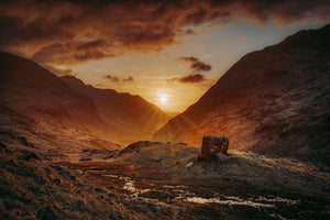 Sunset over Pen-y-Pass