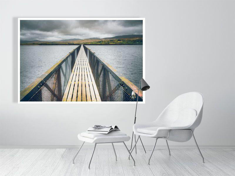 The Bridge Across Llyn Trawsfynydd