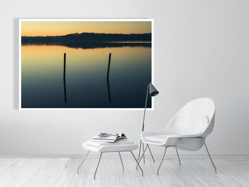 Last light on Lake Waller