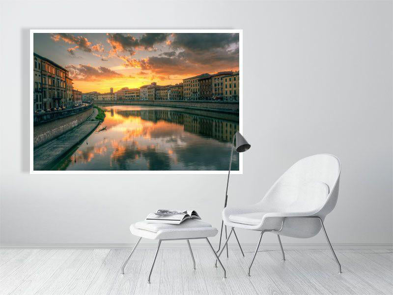 Sunset from Ponte di Mezzo